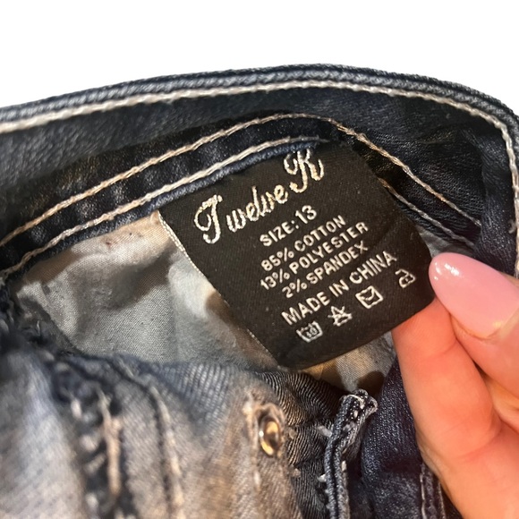 Twelve K Bedazzled Jeans - Picture 3 of 7